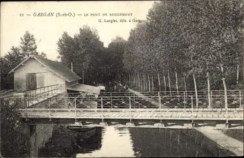 Ak Gargan Seine Saint Denis, Pont de Rougemont