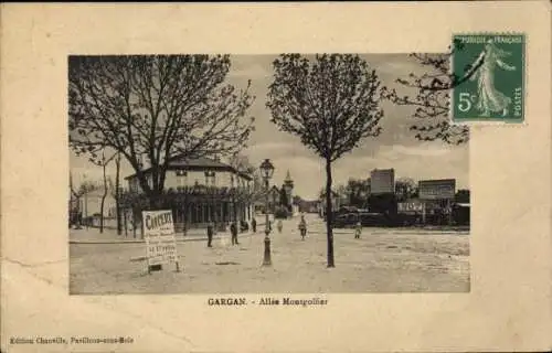 Ak Gargan Seine Saint Denis, Allee Montgolfier