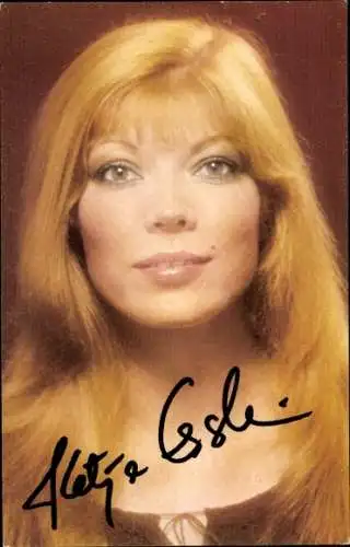 Ak Schauspielerin und Sängerin Katja Ebstein, Portrait, Autogramm