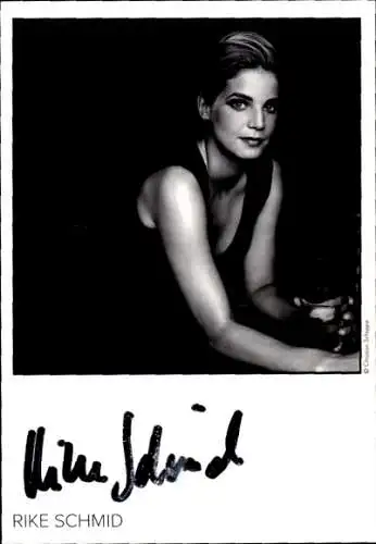 Ak Schauspielerin Rike Schmid, Portrait, Autogramm