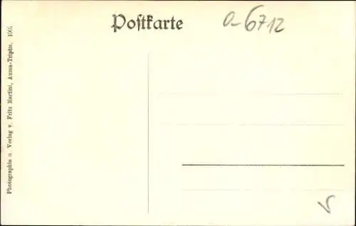 Ak Triptis in Thüringen, Naturbühne Juli 1907, Osk. Wünscher, Des Sängers Fluch