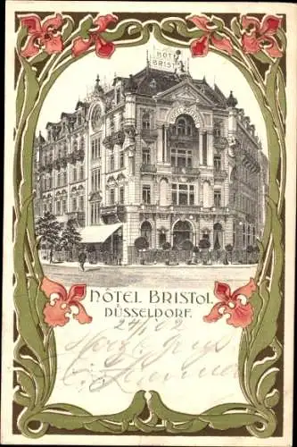 Passepartout Ak Düsseldorf am Rhein, Hotel Bristol