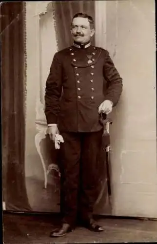 Foto Ak Wien, KuK Soldat in Uniform, Portrait