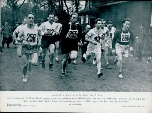 Foto Langstrecken-Staffellauf im Prater, Sportverein Weiß-Rot-Weiß