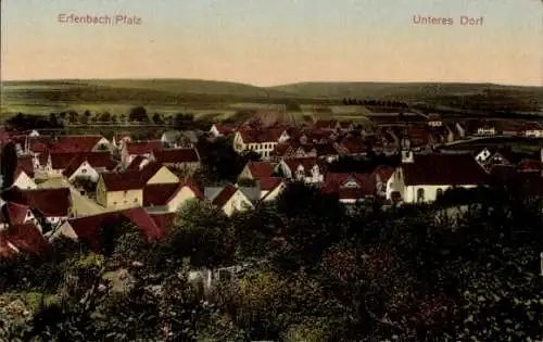 Ak Erfenbach in Pfalz, Unteres Dorf