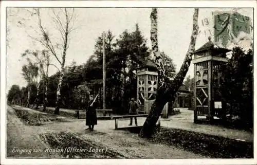 Ak Munster im Heidekreis, Truppenübungsplatz Munsterlager, Offizier-Lager, Hanloh