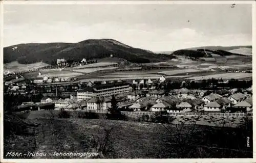 Ak Moravská Třebová Mährisch Trübau Region Pardubice, Schönhengstgau, Gesamtansicht