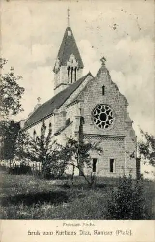 Ak Ramsen in der Pfalz, Kirche