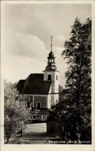 Ak Międzygórze Wölfelsgrund Schlesien, Spitzberg, Kirche Maria Schnee