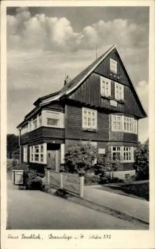 Ak Braunlage im Oberharz, Haus Fernblick