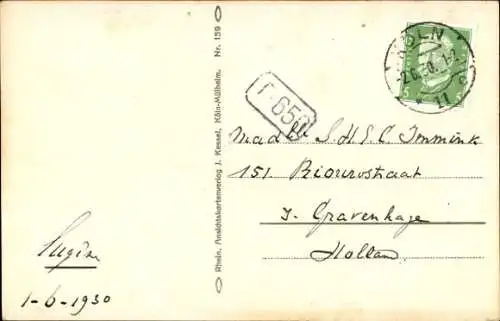 Ak Köln am Rhein, Rheinansicht, Dom, Schiffe