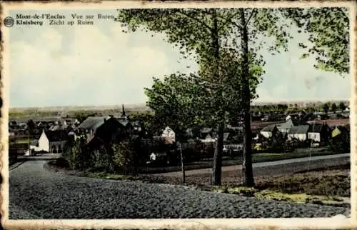 Ak Mont de l'Enclus Wallonischer Hennegau, Kluisberg, Blick auf Ruien