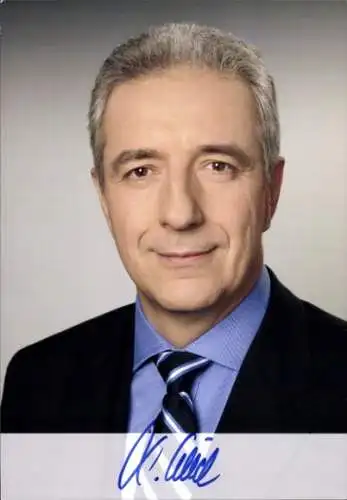 Ak Politiker Stanislaw Tillich, Ehemaliger Ministerpräsident von Sachsen, Portrait, Autogramm