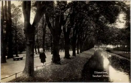 Ak Düsseldorf am Rhein, Seufzer-Allee