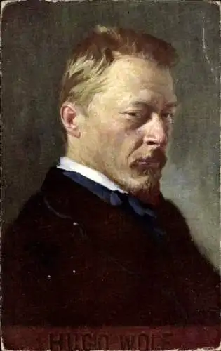 Ak Komponist Hugo Wolf, Portrait, BKWI 874 31