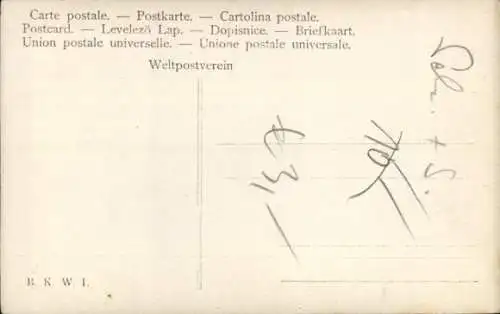 Ak Opernsänger Gustav Charle, Porträt