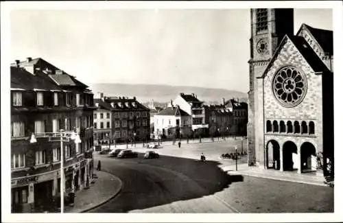 Ak Diekirch Luxemburg, Kirchplatz, Guillaume Platz