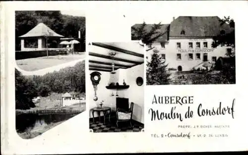 Ak Consdorf Luxemburg, Herberge Moulin de Consdorf