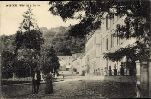 Ak Diekirch Luxemburg, Hotel des Ardennes