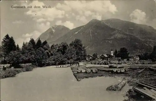 Ak Garmisch Partenkirchen in Oberbayern, Wank