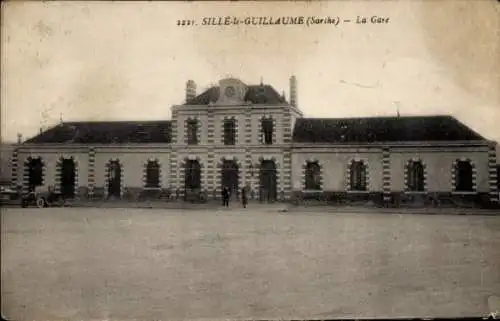 Ak Sillé le Guillaume Sarthe, Bahnhof