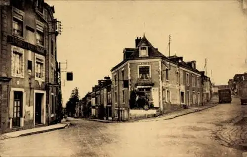 Ak Sillé le Guillaume Sarthe, Place de la Croix d'Or