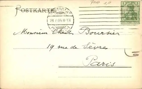 Ak Stuttgart in Württemberg, das neue Rathaus