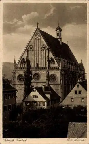 Ak Schwäbisch Gmünd, das Münster