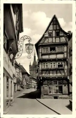 Ak Bad Wimpfen a. Neckar, Salzgasse, Blauer Turm, Feyerabend