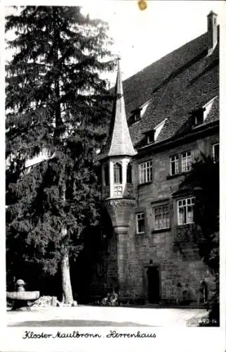 Ak Maulbronn im Schwarzwald, Kloster, Herrenhaus