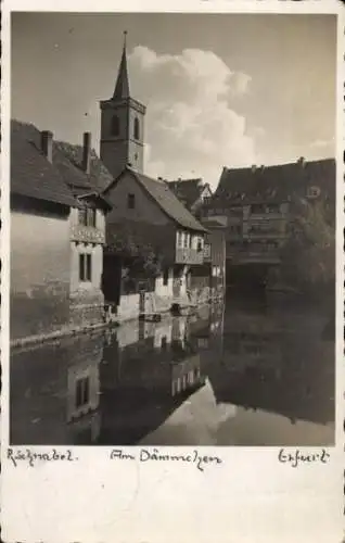 Ak Erfurt in Thüringen, Am Dämmchen, Kirchturm