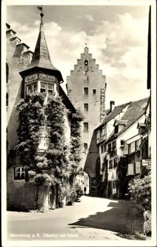 Ak Meersburg am Bodensee, Obertor, Erker