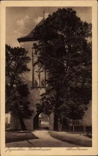 Ak Bebenhausen Tübingen am Neckar, Kloster, Kgl. Jagdschloss, Schreibturm