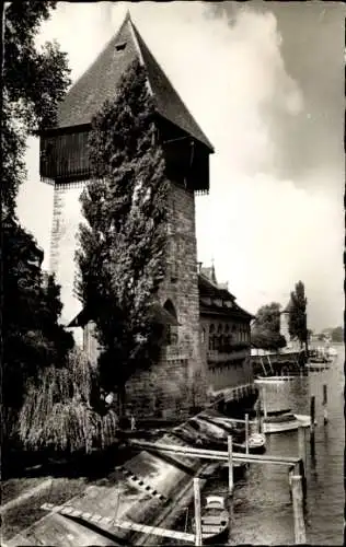 Ak Konstanz am Bodensee, Rheintorturm