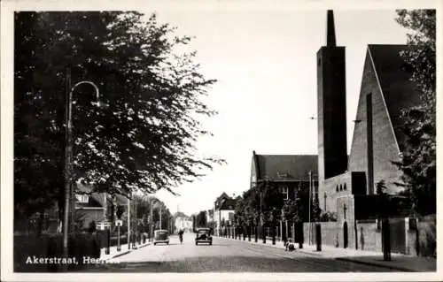 Ak Heerlen Limburg, Akerstraat, Kirche