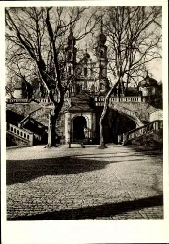 Ak Würzburg am Main Unterfranken, Kapelle, Stationsweg