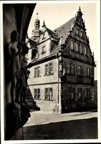 Ak Coburg in Oberfranken, Portal St. Moritz, Gymnasium Casimirianum