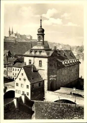 Ak Bamberg in Oberfranken, Rathaus, Michelsberg