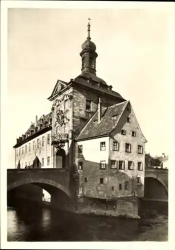 Ak Bamberg in Oberfranken, Rathaus