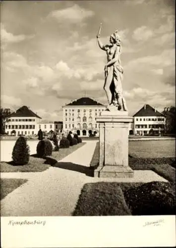 Ak Nymphenburg München Bayern, Königliches Schloss Nymphenburg