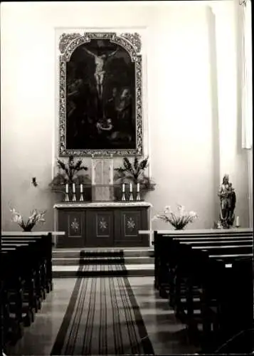 Ak Lülsfeld in Unterfranken, Kirche, Innenansicht