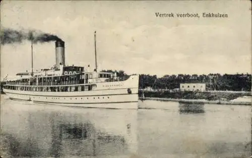 Ak Enkhuizen Nordholland Niederlande, Vertrek veerboot