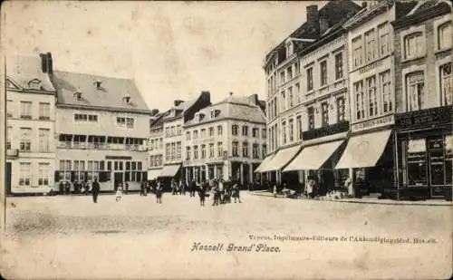 Ak Hasselt Flandern Limburg, Grand'Place