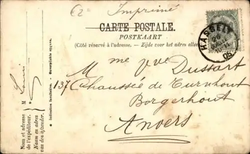 Ak Hasselt Flandern Limburg, Grand'Place