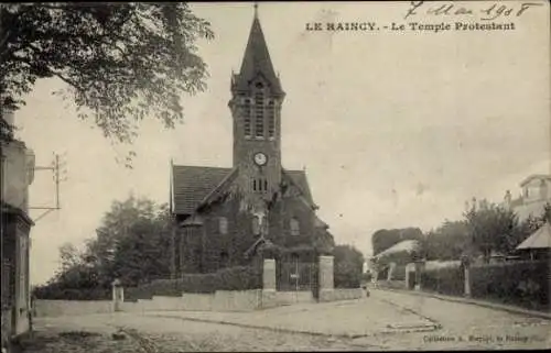 Ak Le Raincy Seine Saint Denis, protestantischer Tempel