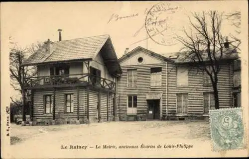 Ak Le Raincy Seine Saint Denis, Rathaus, ehemalige Ställe von Louis-Philippe