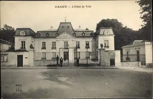 Ak Gagny Seine Saint Denis, Rathaus