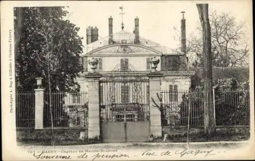 Ak Gagny Seine Saint Denis, Chateau de Maison Blanche