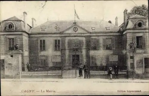 Ak Gagny Seine Saint Denis, Rathaus