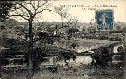 Ak Franceville Seine Saint Denis, Blick auf Maison Rouge